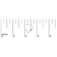 10K Gold 3/8 Cttw Lab Grown Diamond Heart Shaped Huggie Hoop Earrings