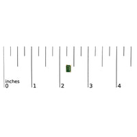 14K Gold 6x4MM Emerald Shaped Gemstone Solitaire Stud Earrings