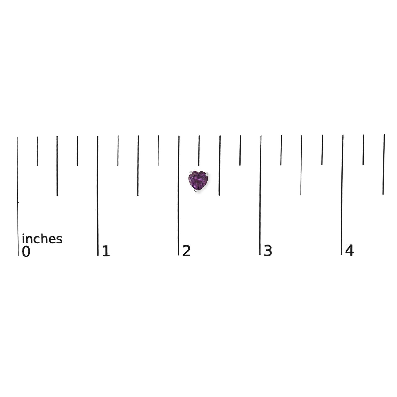 14K Gold 5MM Heart Cut Gemstone Solitaire Stud Earrings