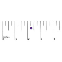 14K Gold 5X5MM Round Gemstone Solitaire Stud Earrings