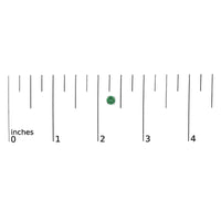 14K Gold 5X5MM Round Gemstone Solitaire Stud Earrings