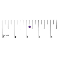 14K Gold 5X5MM Round Gemstone Solitaire Stud Earrings