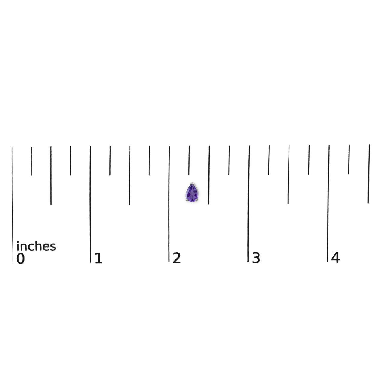 14K Gold 6x4MM Pear Shaped Gemstone Solitaire Stud Earrings
