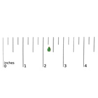 14K Gold 6x4MM Pear Shaped Gemstone Solitaire Stud Earrings