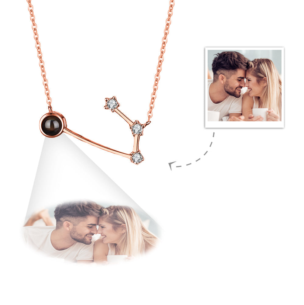 Custom Projection Necklace Constellation Photo Necklace Creative Gift