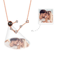 Custom Projection Necklace Constellation Photo Necklace Creative Gift