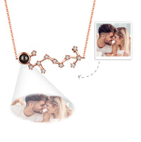 Custom Projection Necklace Constellation Photo Necklace Creative Gift