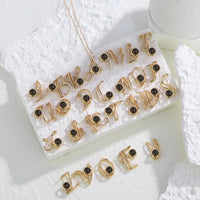 A-Z 26 Letters Custom Projection Necklace 925 Sterling Silver