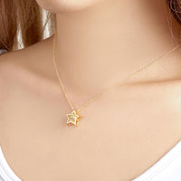 Custom Photo Projection Necklace Star Photo Pendant Necklace Commemorative Gift