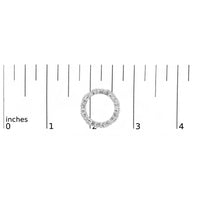 14K White Gold 3 1/3 Cttw Lab Grown Multi Shape Diamond Eternity Band Ring  - Size 6