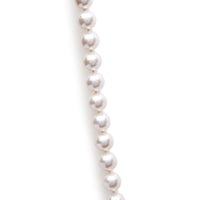 14K Gold 8.0x8.5mm Akoya Pearl Strand Necklace
