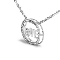 .925 Sterling Silver Diamond Accent 