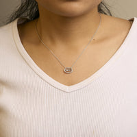 .925 Sterling Silver Diamond Accent 