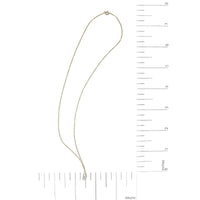14K Gold Floating 1/2 Cttw Lab Grown Diamond Solitaire Pendant Necklace - 18