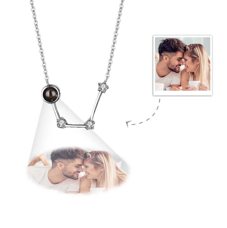 Custom Projection Necklace Constellation Photo Necklace Creative Gift