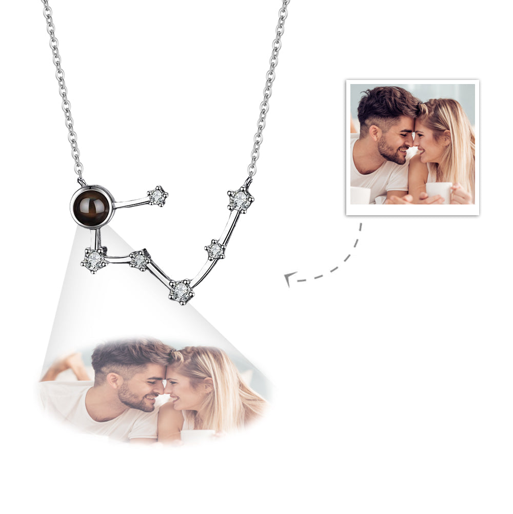 Custom Projection Necklace Constellation Photo Necklace Creative Gift