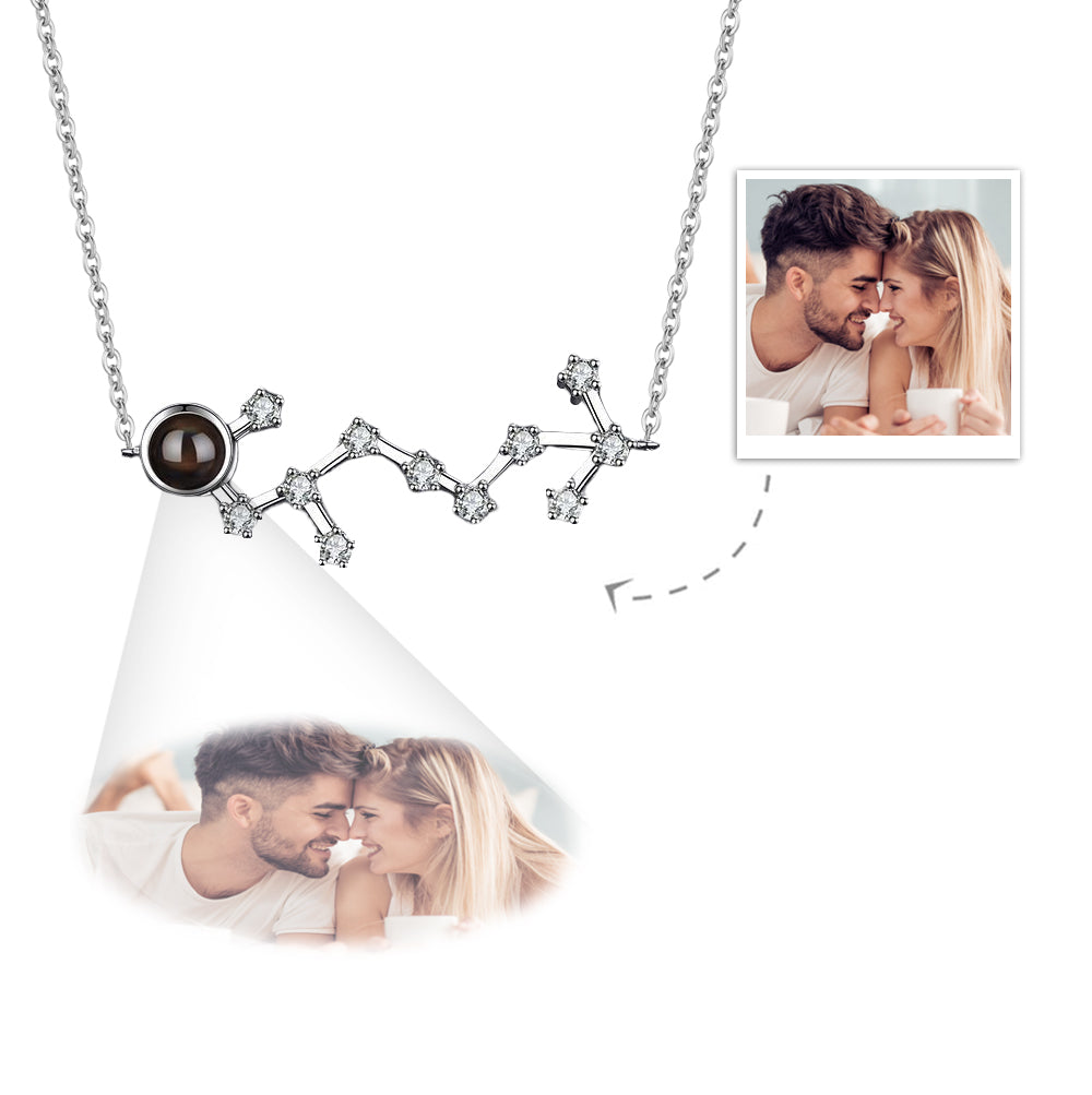 Custom Projection Necklace Constellation Photo Necklace Creative Gift