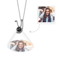 A-Z 26 Letters Custom Projection Necklace 925 Sterling Silver