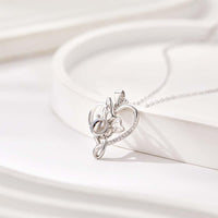 Custom Photo Projection Necklace Creative Butterfly Unique Gifts