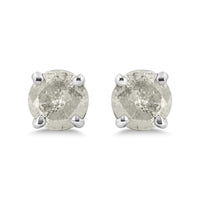 .925 Sterling Silver 4-Prong Round-cut 