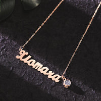 Custom Photo Projection Necklace Personalized Name Necklace Creative Gift for Women