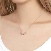 Custom Love Projection Necklace Personalized Picture Jewelry Silver