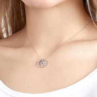 Custom Projection Photo Necklace Eight-Pointed Star Pendant Jewelry