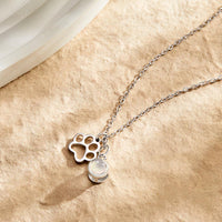 Custom Photo Projection Necklace Claw Photo Pendant Necklace Gift for Women