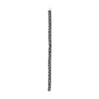 18K White Gold 20.0 Cttw Black and White Pave Set Diamond Eternity Snake Skin Style Tennis Bracelet (Black and G-H Color, SI1-SI2 Clarity) - Size 7