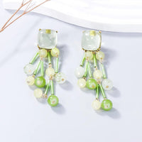 Acrylic Bead Dangle Earrings - Coolpeacock
