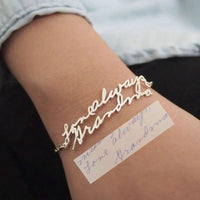 Actual Handwriting Custom Name Bracelet - KIAHMILLA