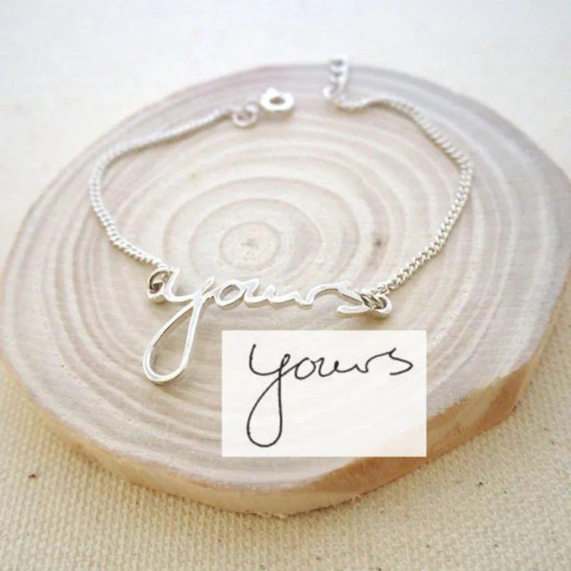 Actual Handwriting Custom Name Bracelet - KIAHMILLA