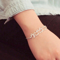 Actual Handwriting Custom Name Bracelet - KIAHMILLA