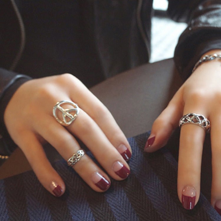 Air Mesh Adjustable 925 Sterling Silver Ring - KIAHMILLA