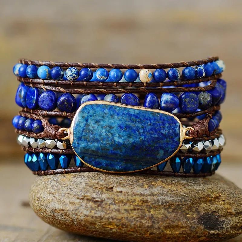Alloy Bead Braided Bracelet - Coolpeacock