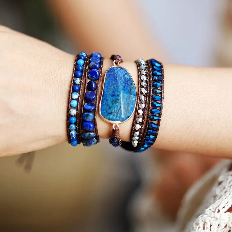 Alloy Bead Braided Bracelet - Coolpeacock