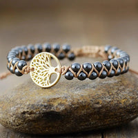 Alloy Natural Stone Braided Bracelet - Coolpeacock