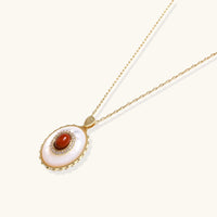 Amber Cameo Pendant - KIAHMILLA