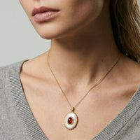 Amber Cameo Pendant - KIAHMILLA