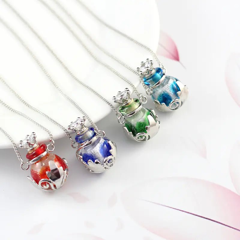 Antique Aroma Glass Necklace - Coolpeacock