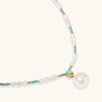 Aqua Bloom Necklace by KIAHMILLA - KIAHMILLA