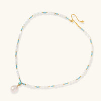 Aqua Bloom Necklace by KIAHMILLA - KIAHMILLA