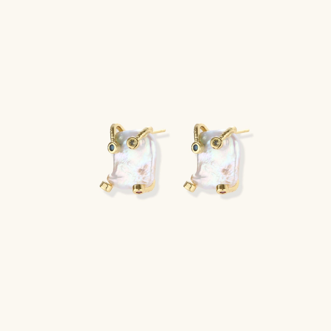 Baroque Pearl Studs - KIAHMILLA
