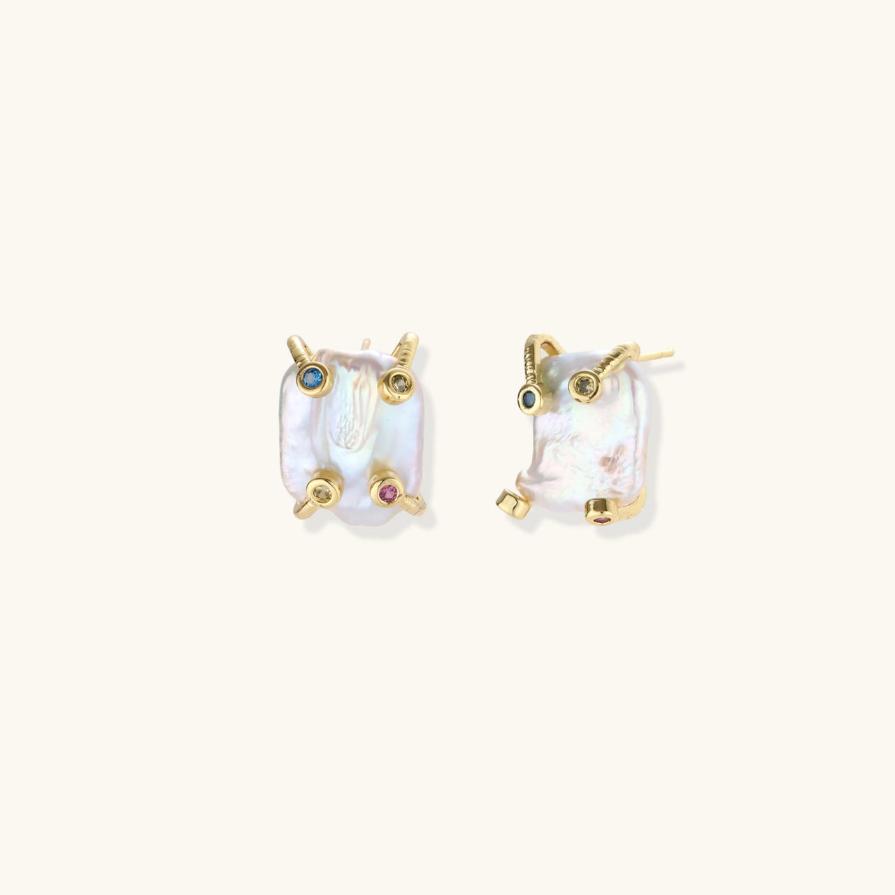 Baroque Pearl Studs - KIAHMILLA