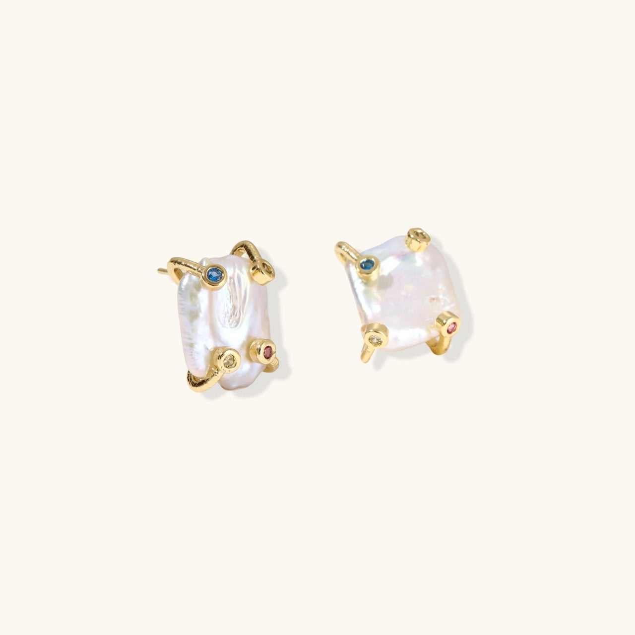 Baroque Pearl Studs - KIAHMILLA