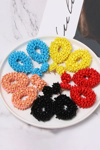 Beaded Dangle Earrings - Coolpeacock