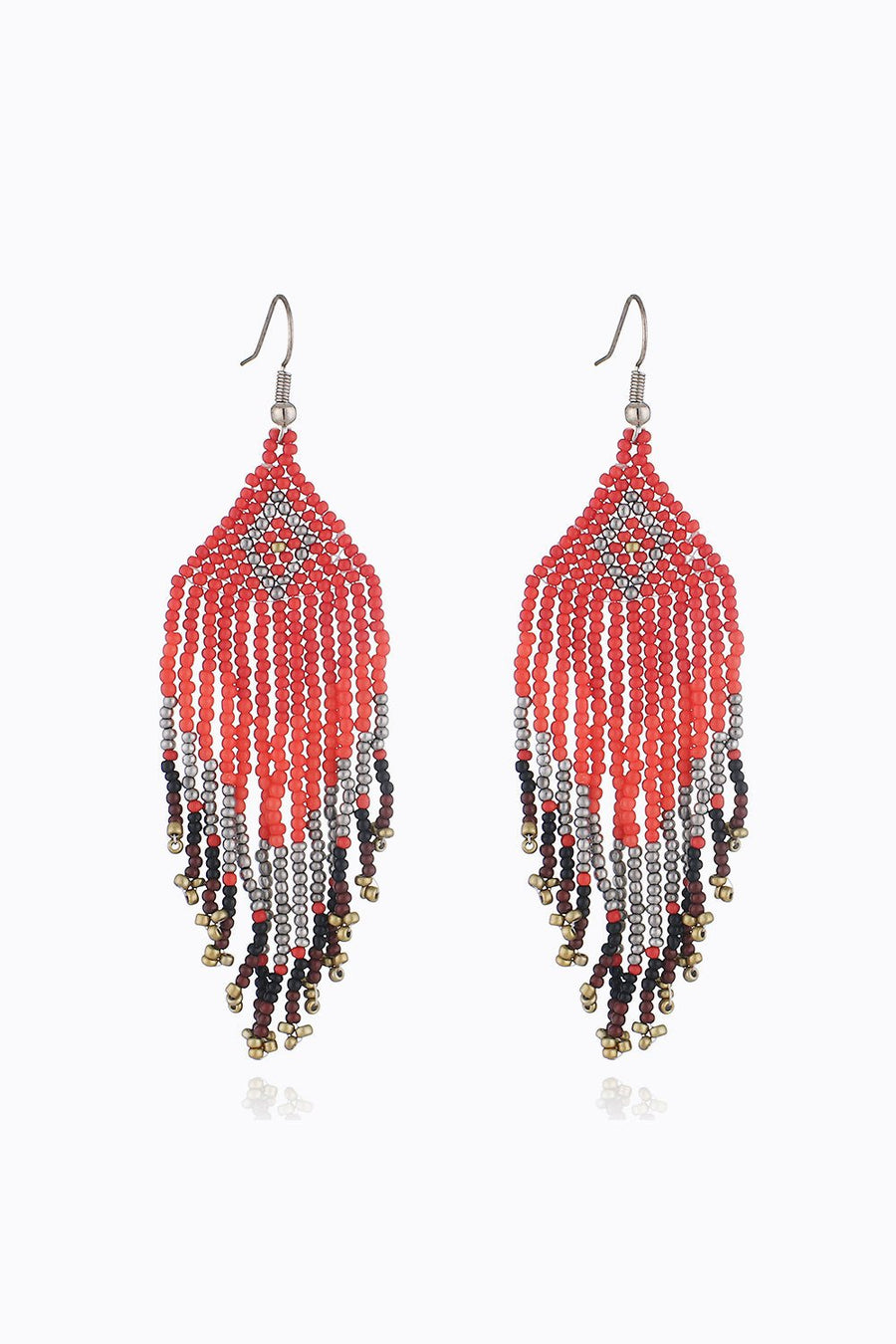 Beaded Dangle Earrings - Coolpeacock