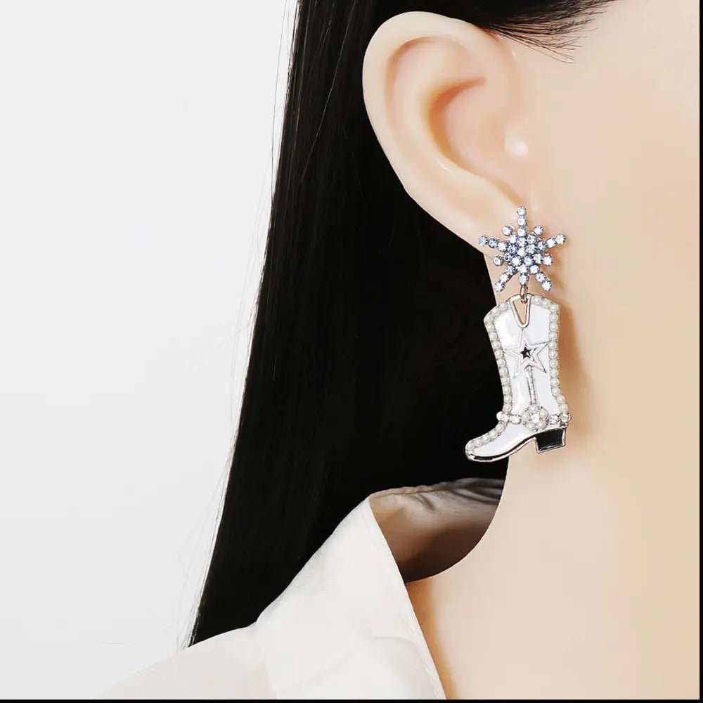 Boot Alloy Dangle Earrings - Coolpeacock