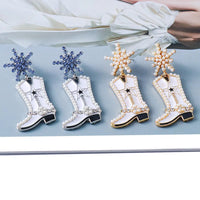 Boot Alloy Dangle Earrings - Coolpeacock