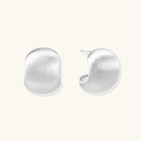 Brushed Silver Studs - KIAHMILLA